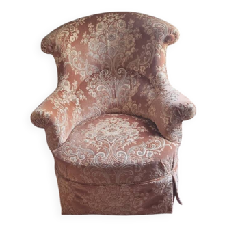 Fauteuil crapaud velours