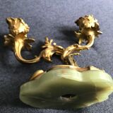 Old bronze candlestick