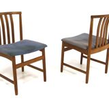 Set of 2 Scandinavian oak chairs, Sweden, 1960
