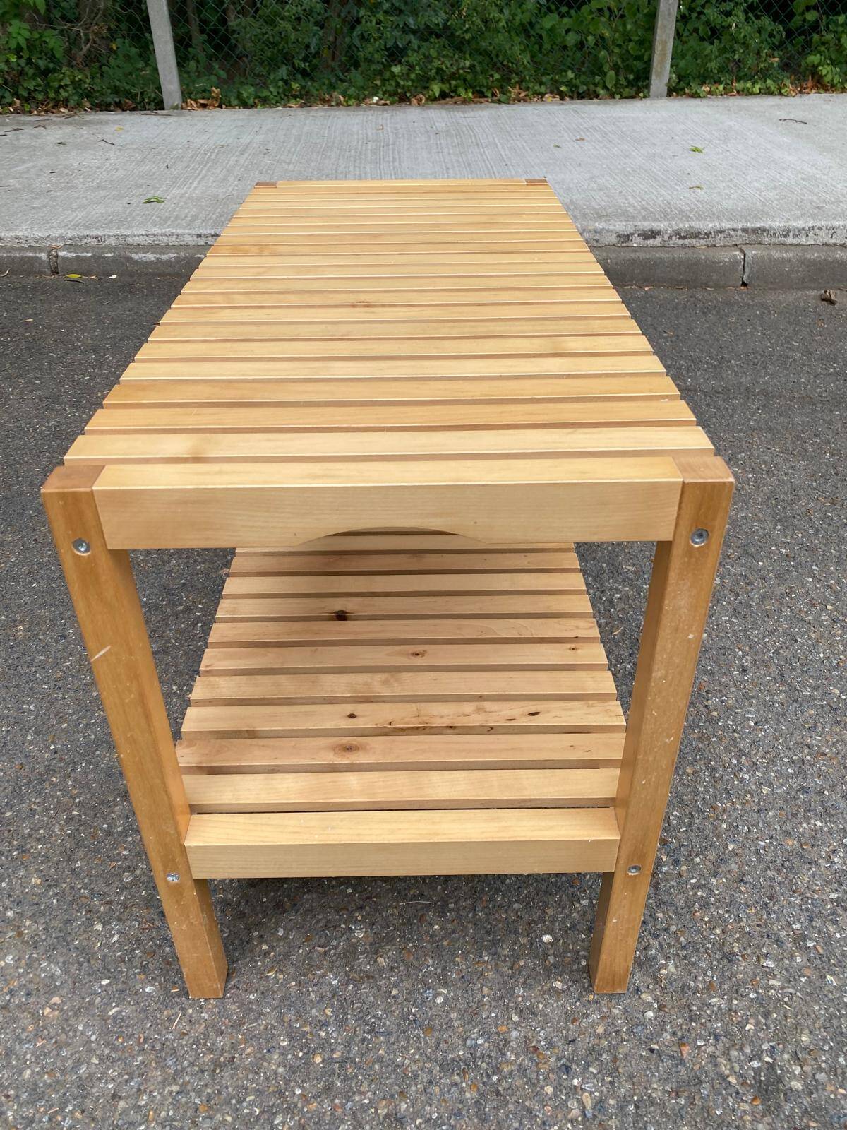 Scandinavian solid wood bench - Ikea Molger