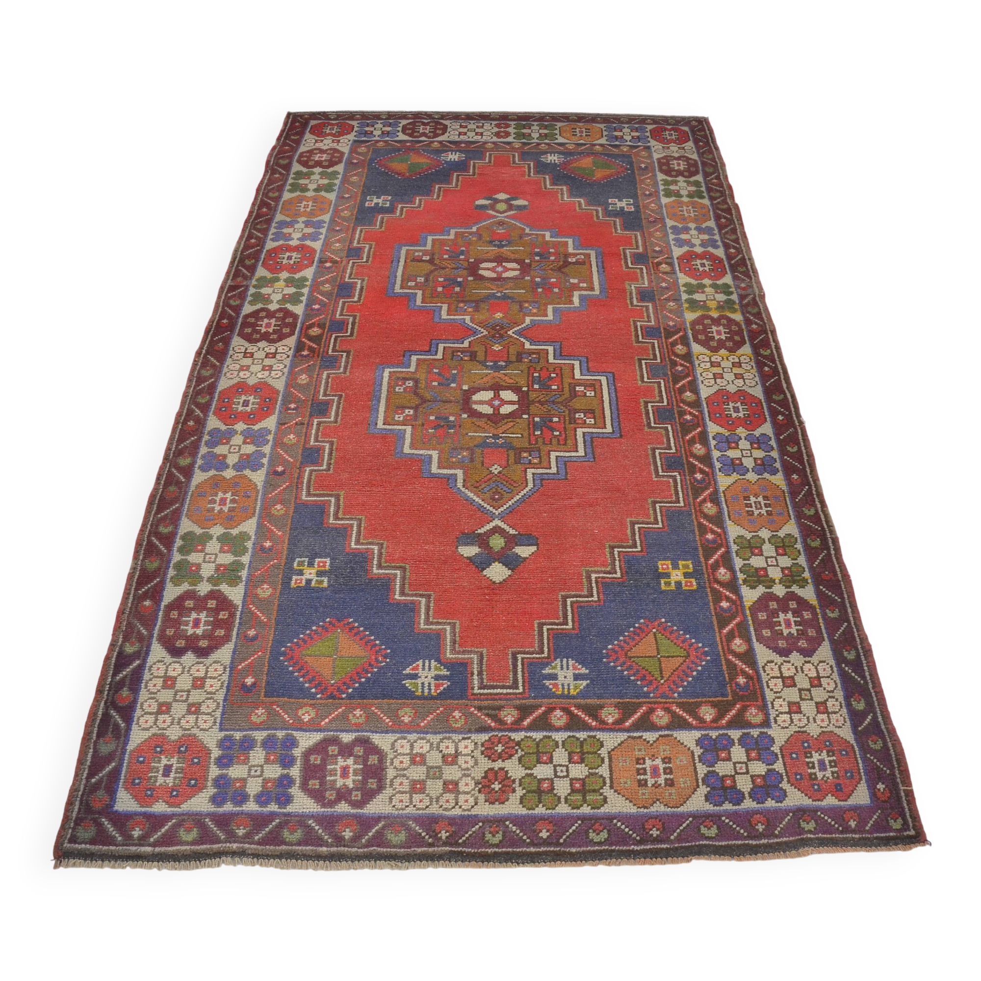 Oushak Floral Handmade Carpet sku a11
