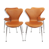 Lot de 4 chaises modèle 3107 par Arne Jacobsen et fabriqué par Fritz Hansen