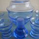 Liqueur service carafe crystal glasses bohemian crystal glasses