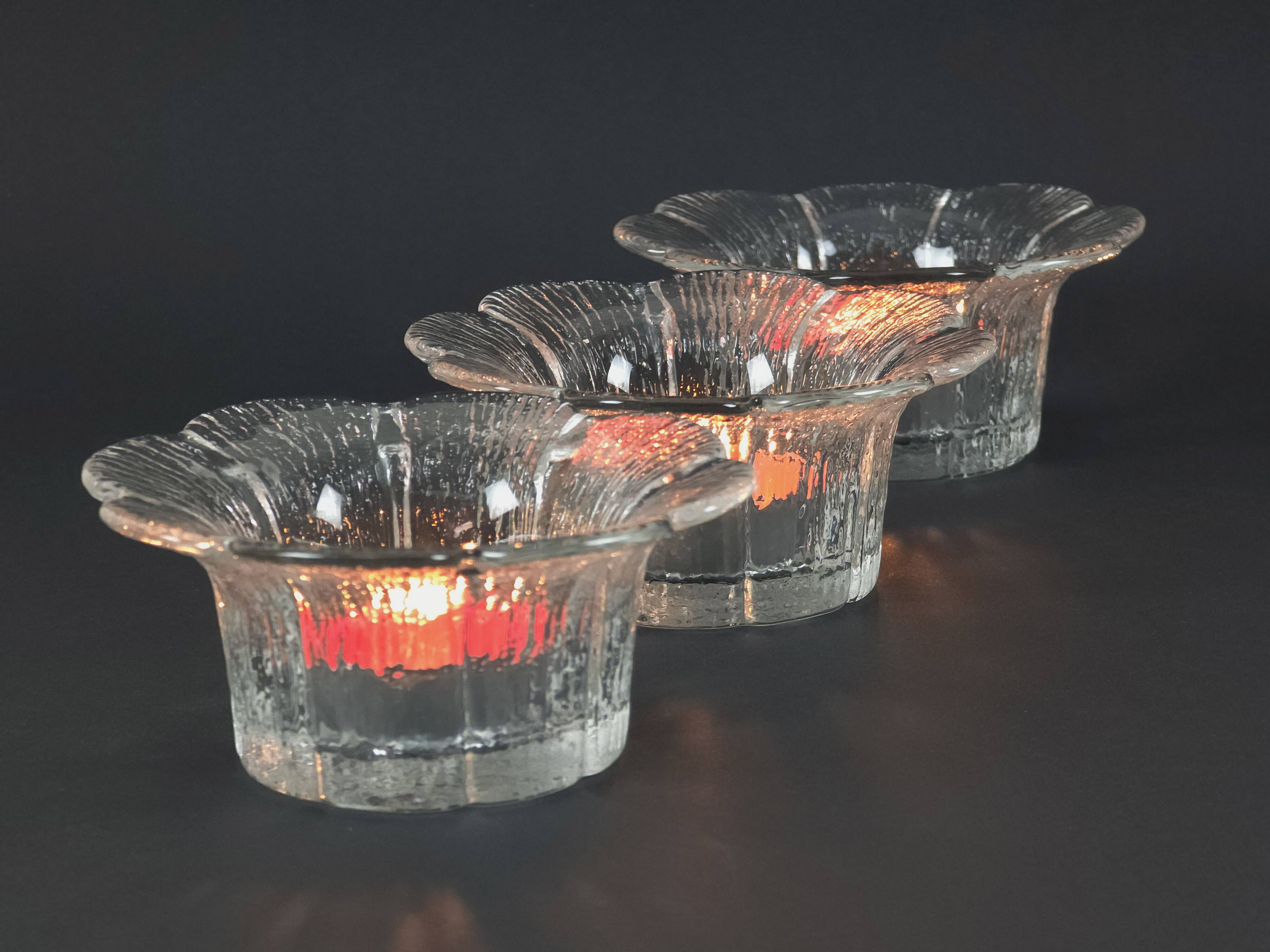 Vintage Mäntsälän Candle Holders Set By Pertti Kallioinen.