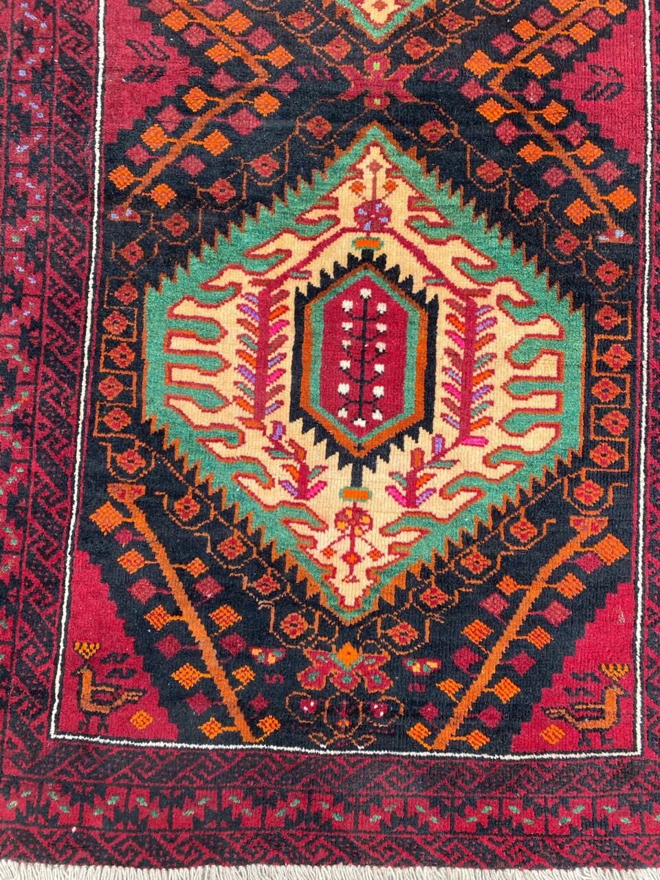 Vintage carpet belutch turkmen 106x188 cm