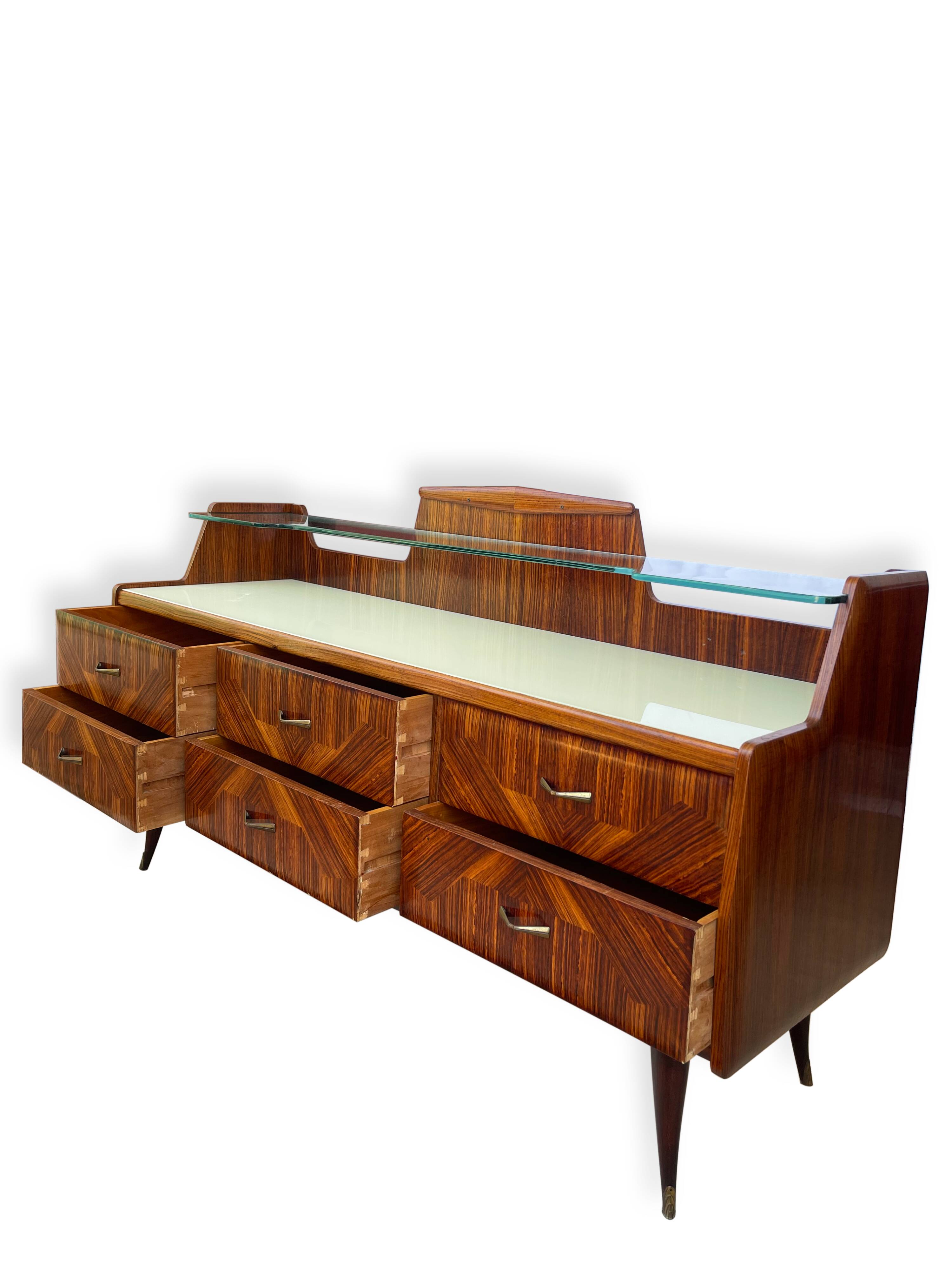 Original handcrafted Italian chest of drawers ,1960s