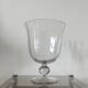 Large Médicis vase in transparent glass on a baluster base.