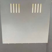 Modern minimalist cube ceiling light from the mid-century, Finland, 1960s.