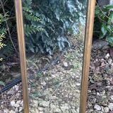 large gilded wood mirror