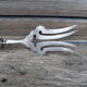 Silver fish serving shovel punch Minerva