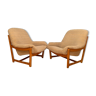 A pair of armchairs, Czechoslovakia 1970s