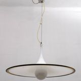 Mid-Century Modern Italian Chandelier Hat Murano Glass, 1970