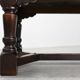 17th-Century Belgian full dark Oak Dining Table