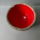 Red enamelled sandstone cup, Francis Triay, 50/60