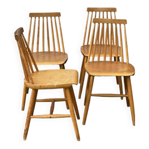 Ensemble de 4 chaises - scandinaves