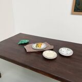 Set of 11 mismatched Terre de Fer plates