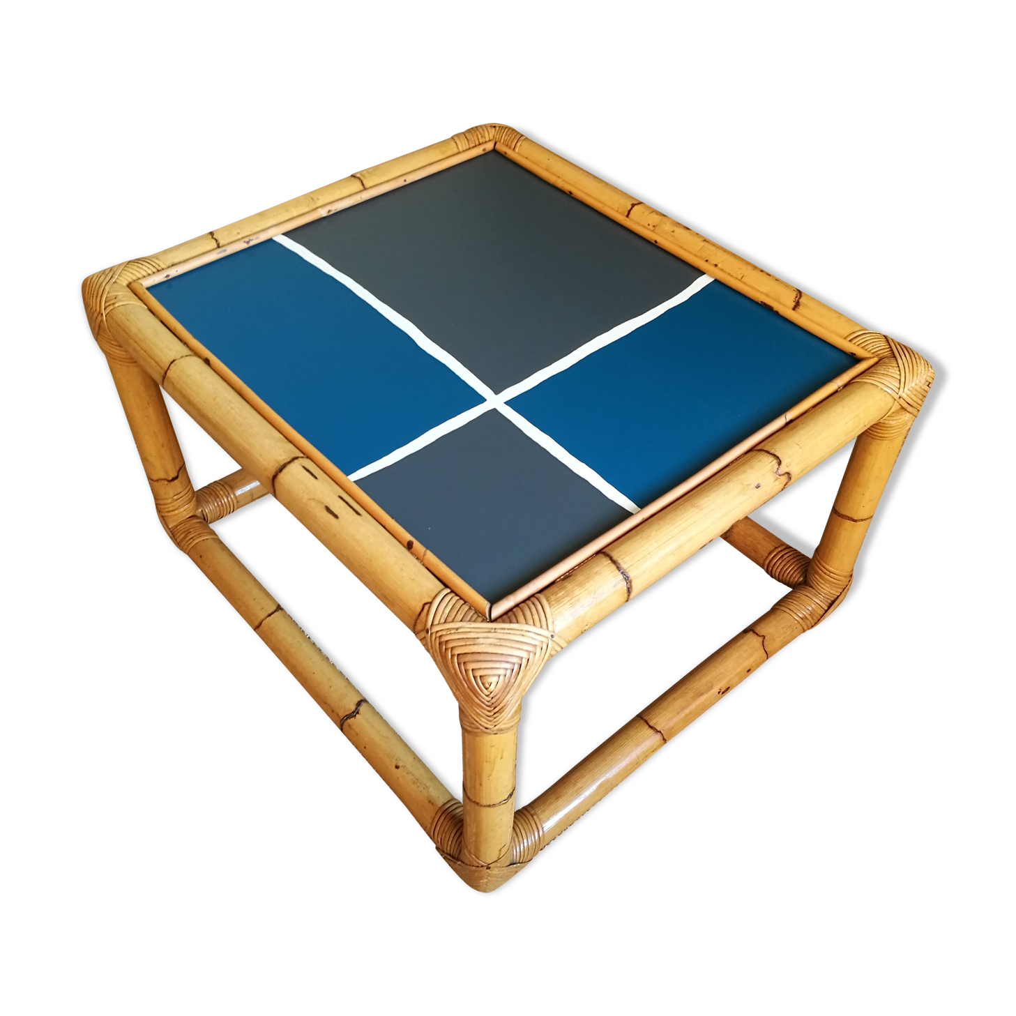 Rattan coffee table