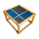 Table basse en rotin