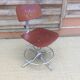 Chaise de bureau  bao pagholz vintage 60 pivotante & télescopique tbe