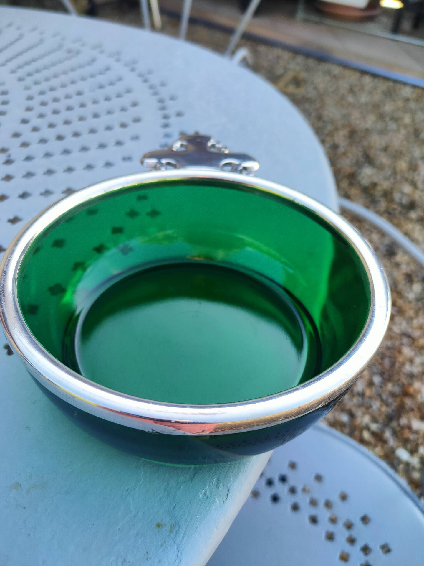 Vintage tasting cup spittoon