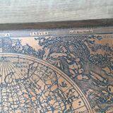 Tableau planisphère cuivre hendrix hondius