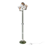 Mid-century modern adjustable floor lamp by P.L. Brusasco & G. Torretta for Luci