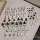 Christofle cutlery set in silver metal 36 pieces with its box