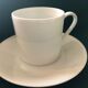 Set of 5 cups and coffee saucers, Porcelain de Limoges, Vintage