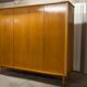 Scandinavian wardrobe 1960 honey color 4 doors L 205 cm