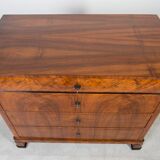 Biedermeier Walnut Chest of Drawers, Germany, 19th Century