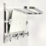Art deco mirror coat rack
