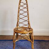 Dirk von Sliedregt rattan chair circa 1950