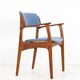 Newly upholstered O.D. Møbler / Erik Buck “Type 50” armchair / teak / mid-century / Danish modern design / Erik Buch