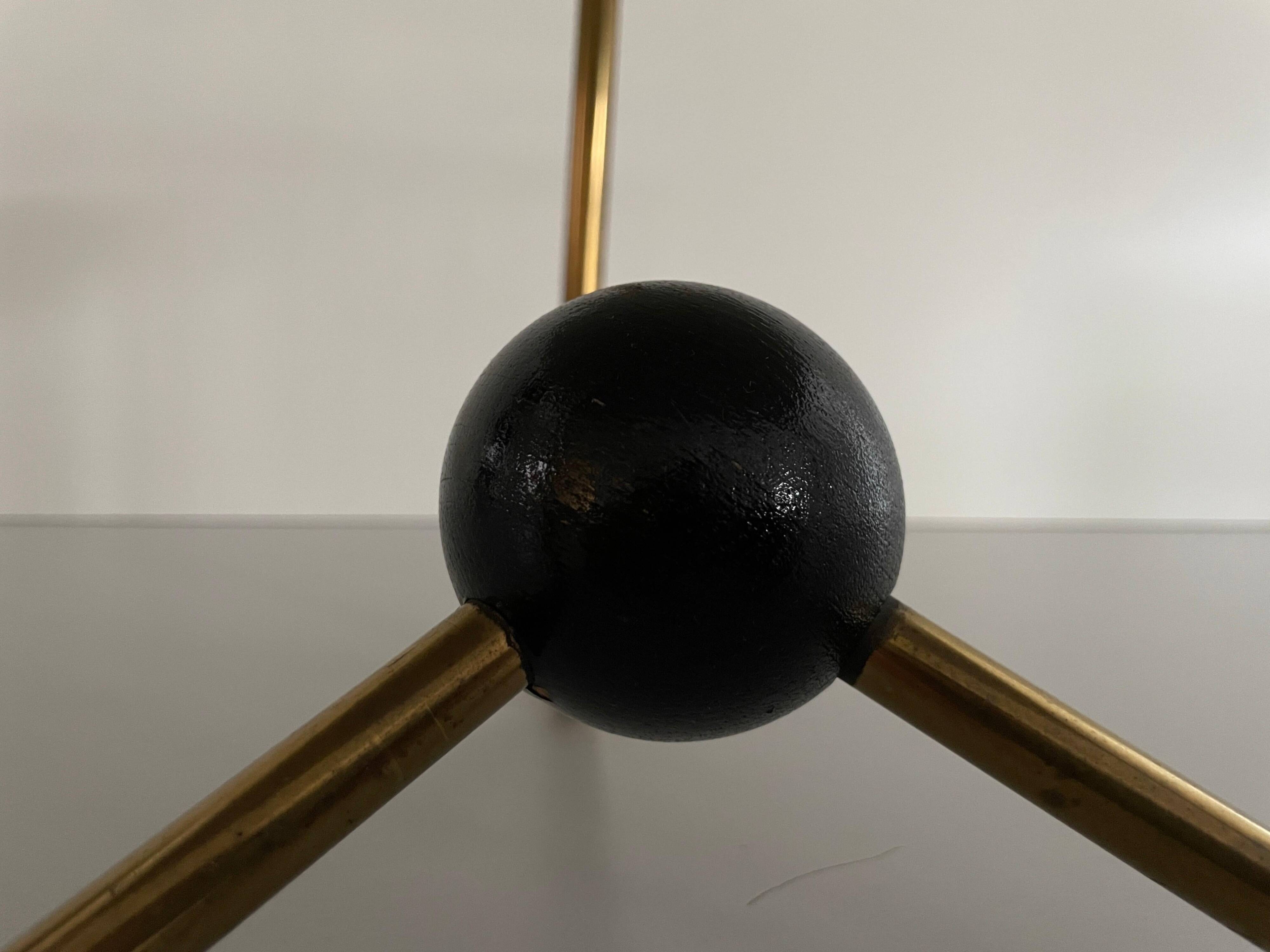 Illustrated jardinière from the mid-century with tripod legs in ceramic, 1960s, Germany.