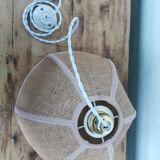 Wicker flower suspension