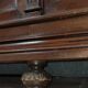 Very large Renaissance style center bed in carved walnut circa 1850