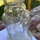 Old glass carafe