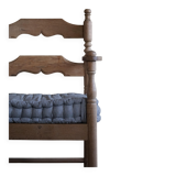 Sofa / Sculptural Danish modern three-seater Scandinavian bench, made by Hans Dau, 1950s.