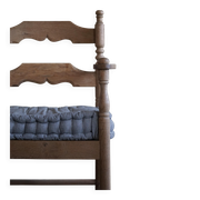 Sofa / Sculptural Danish modern three-seater Scandinavian bench, made by Hans Dau, 1950s.