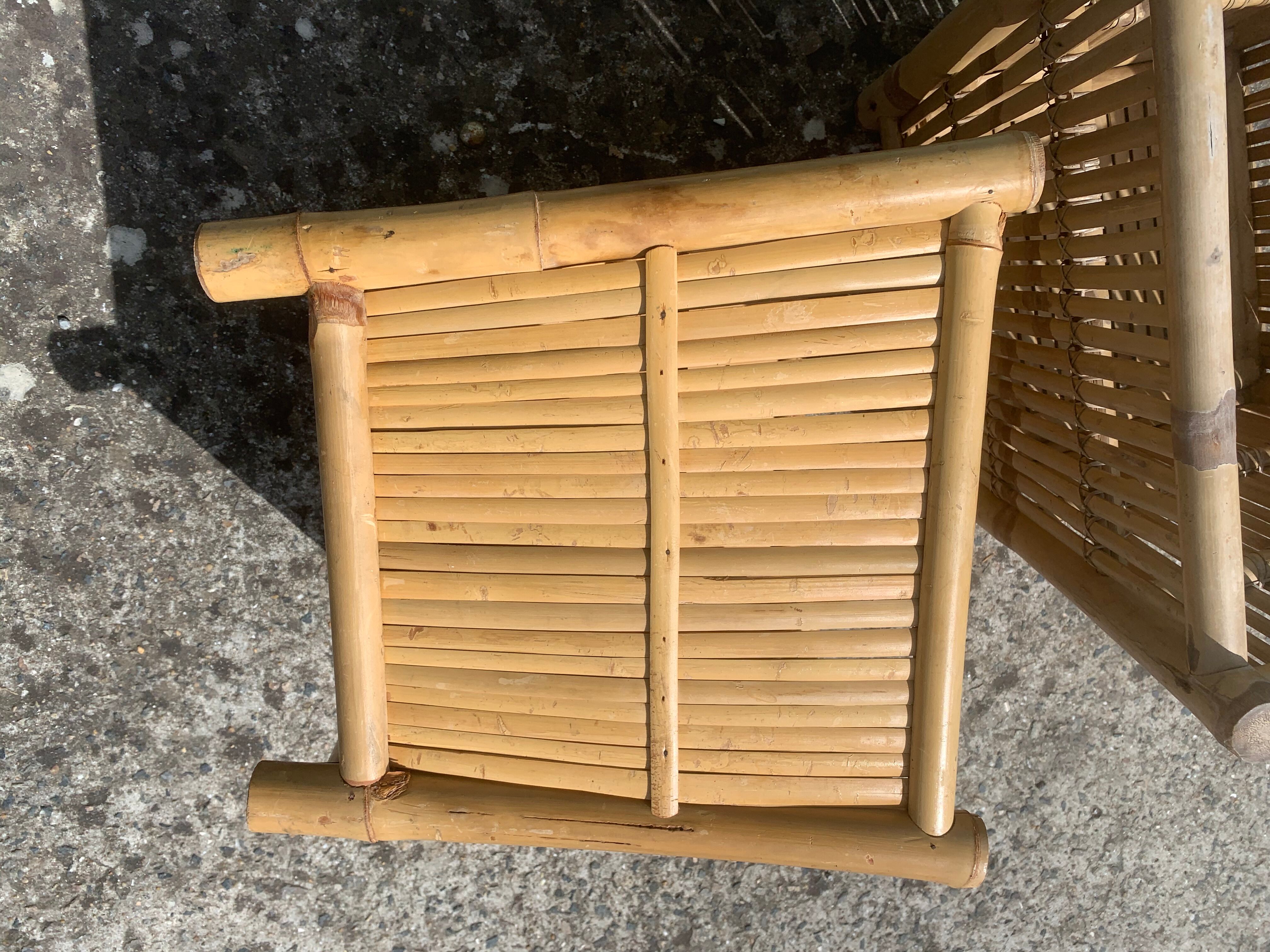 Lot of 2 bamboo pot covers