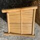 Lot of 2 bamboo pot covers
