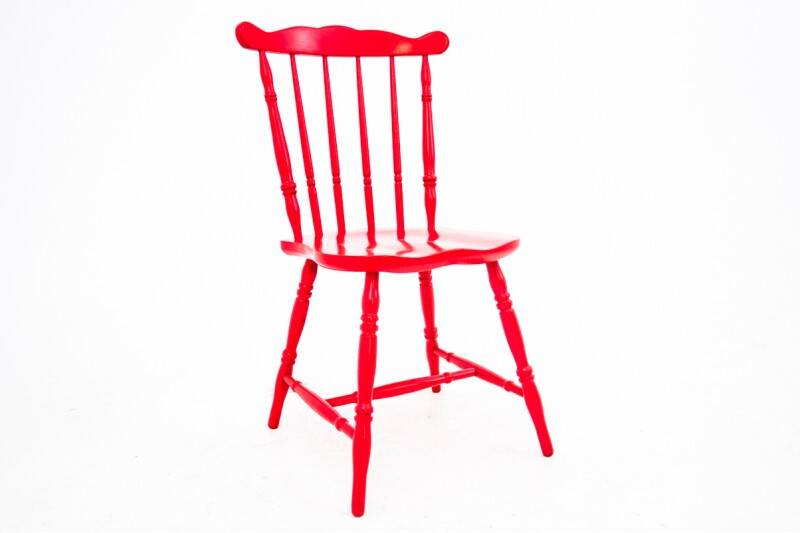 Red chair, Poland, 1940s. After renovation.