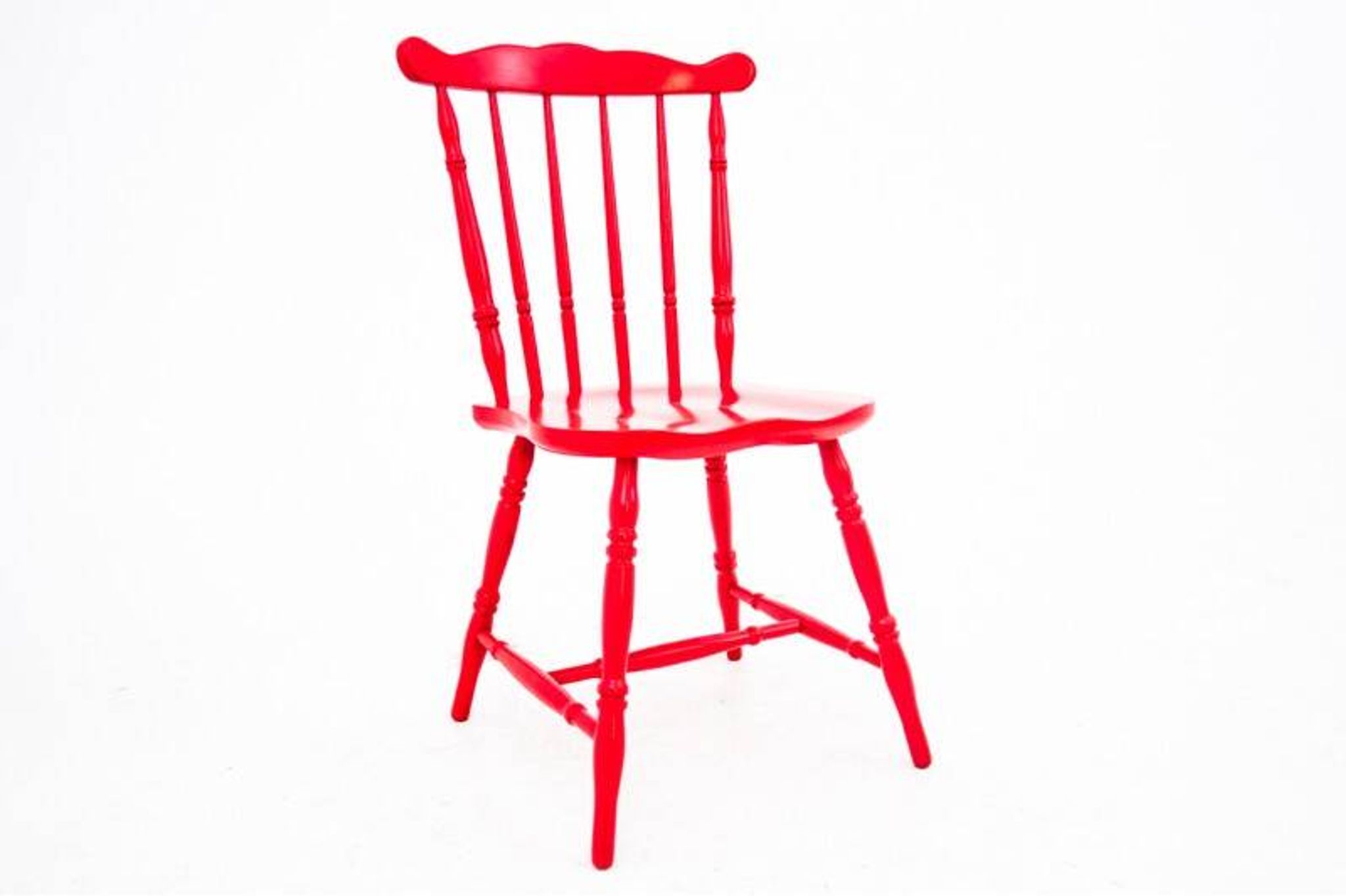 Red chair, Poland, 1940s. After renovation.