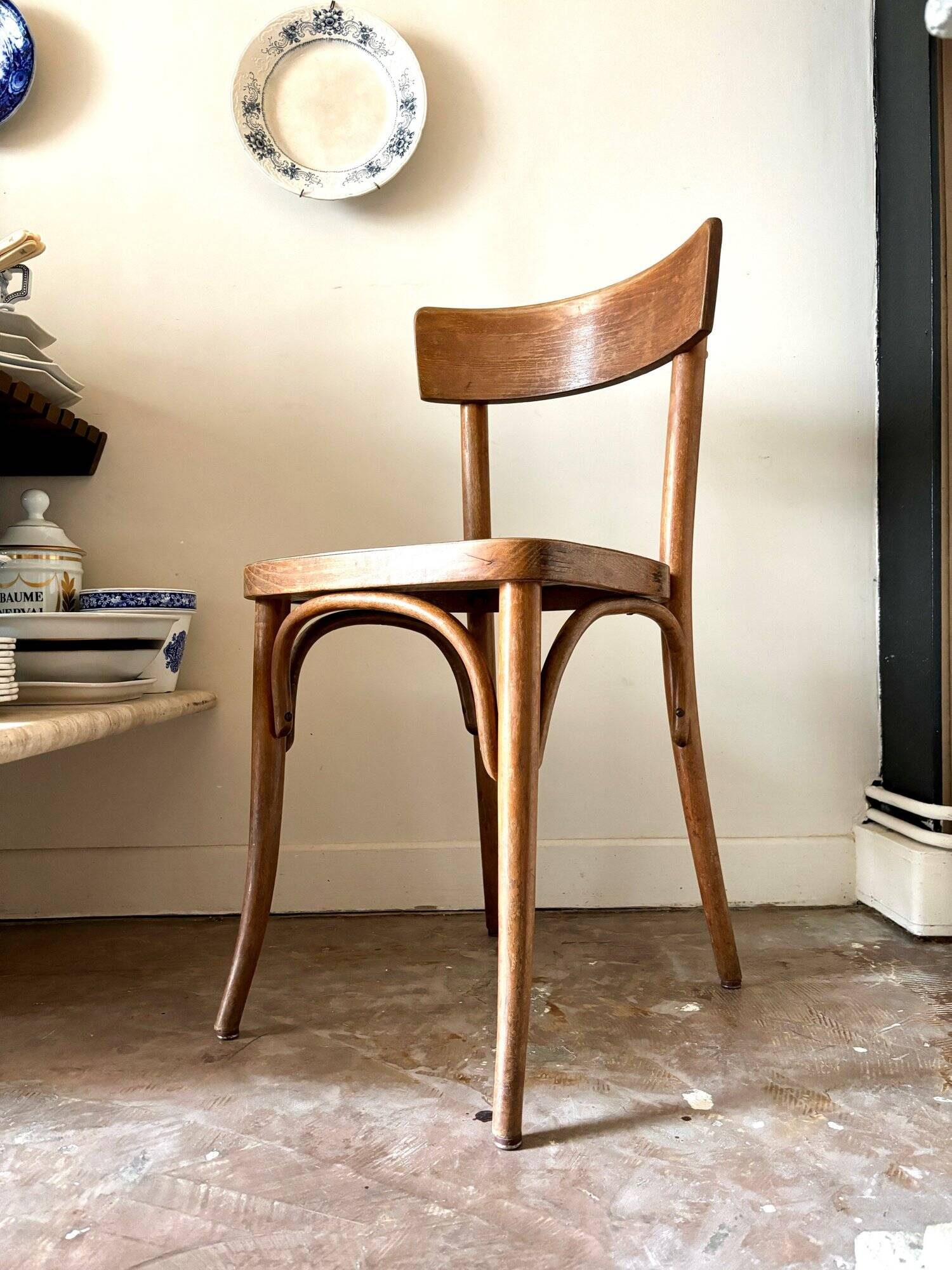 Thonet bistro chair in light beech