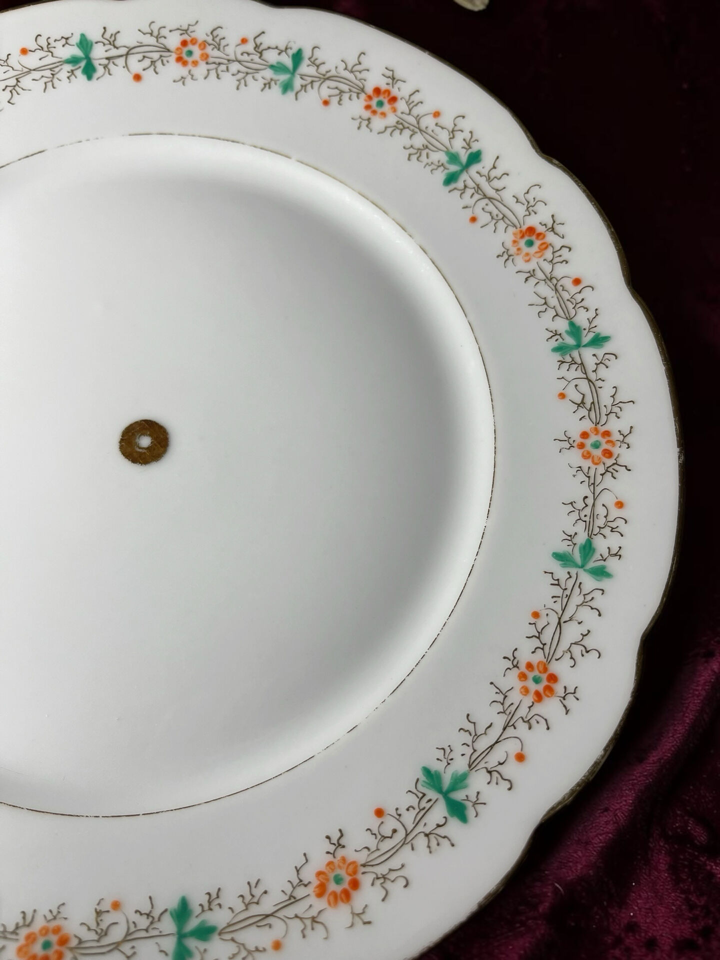 Seven antique Limoges porcelain plates – CFH / GDM