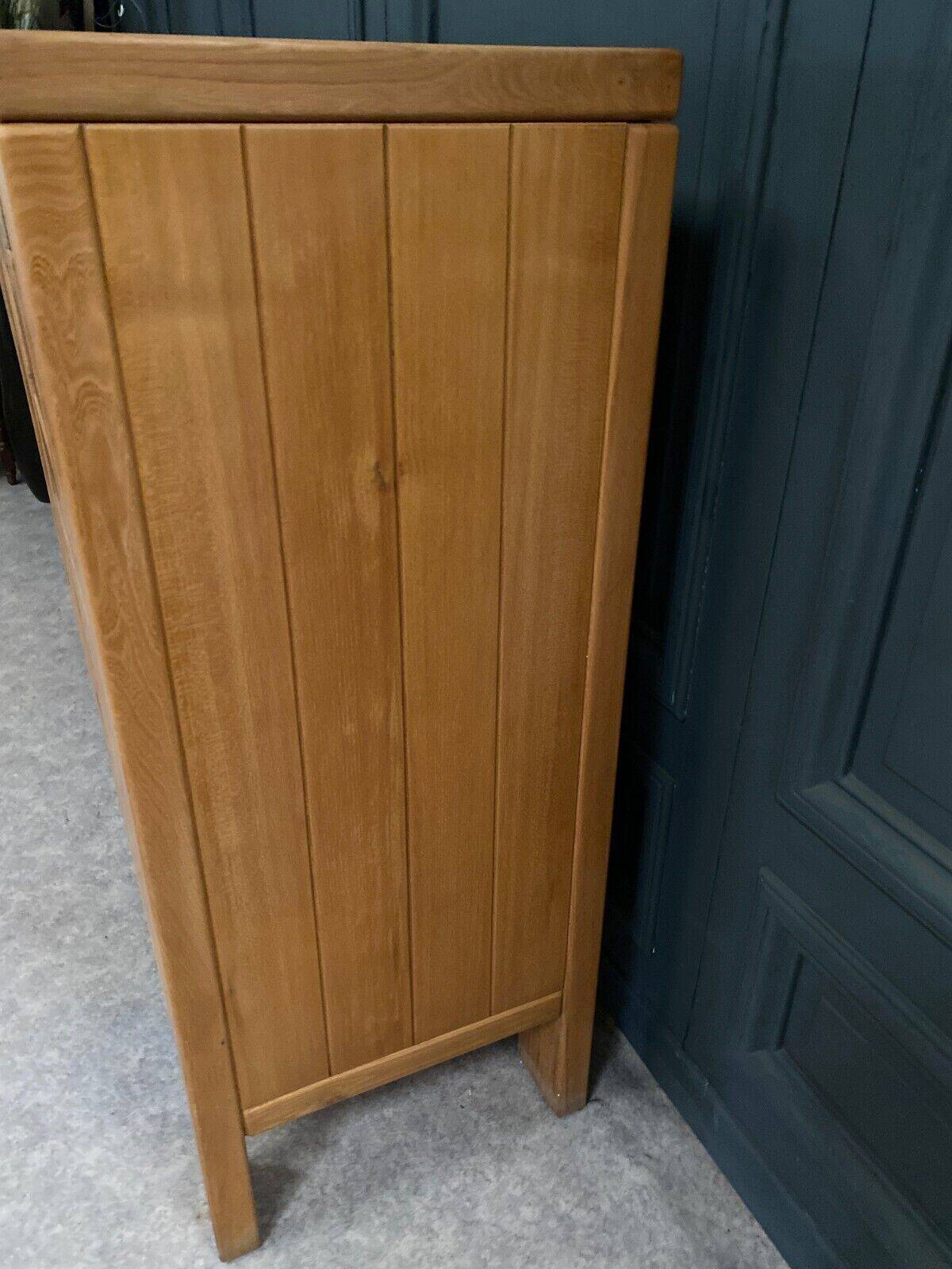 Elm sideboard Maison Regain circa 1970