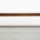 Antique English pine dining table for 6-8 people with oak base