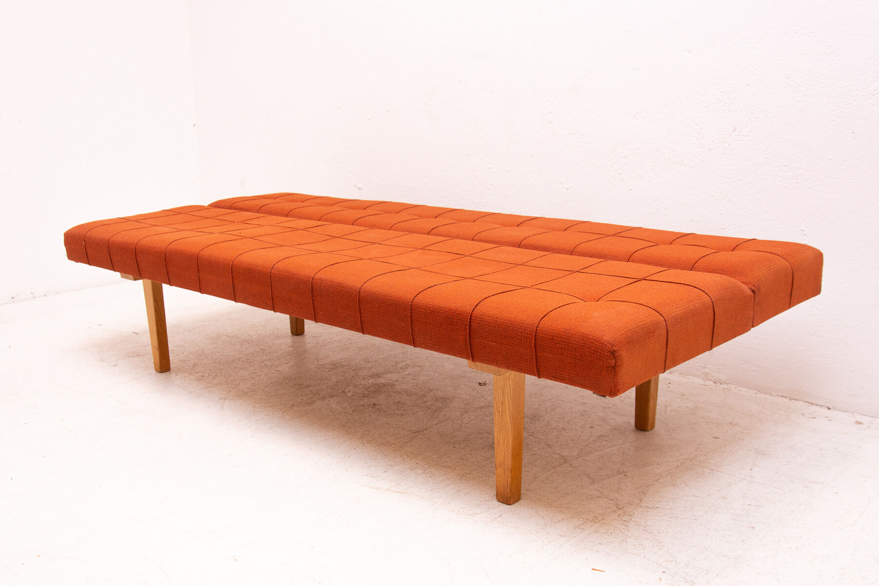 Mid century folding sofa-bench, 1960s, Czechoslovakia