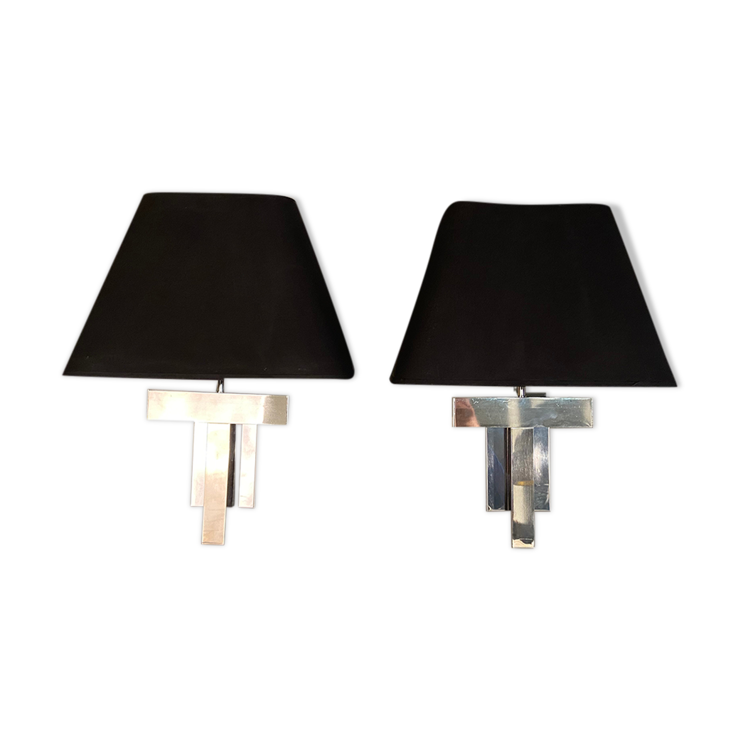 Pair of Lumica wall lamps, Italy, 1970s