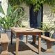 Table de ferme et ses 2 bancs